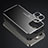 Luxury Aluminum Metal Back Cover and Silicone Frame Case JL2 for Apple iPhone 15