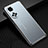 Luxury Aluminum Metal Back Cover and Silicone Frame Case JL2 for Huawei Honor 50 5G Blue