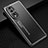 Luxury Aluminum Metal Back Cover and Silicone Frame Case JL2 for Huawei Honor 80 5G Black