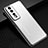 Luxury Aluminum Metal Back Cover and Silicone Frame Case JL2 for Huawei Honor 80 GT 5G Silver