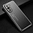 Luxury Aluminum Metal Back Cover and Silicone Frame Case JL2 for Huawei Nova 10 Black