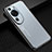 Luxury Aluminum Metal Back Cover and Silicone Frame Case JL2 for Huawei P60 Art Blue