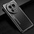 Luxury Aluminum Metal Back Cover and Silicone Frame Case JL2 for Oppo Find X6 5G