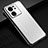 Luxury Aluminum Metal Back Cover and Silicone Frame Case JL2 for Xiaomi Mi 13T 5G Silver