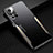 Luxury Aluminum Metal Back Cover and Silicone Frame Case JL2 for Xiaomi Poco M4 Pro 5G Gold