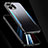 Luxury Aluminum Metal Back Cover and Silicone Frame Case JL3 for Apple iPhone 13 Pro