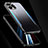 Luxury Aluminum Metal Back Cover and Silicone Frame Case JL3 for Apple iPhone 14 Plus