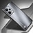 Luxury Aluminum Metal Back Cover and Silicone Frame Case JS1 for Xiaomi Redmi Note 12 5G