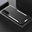 Luxury Aluminum Metal Back Cover and Silicone Frame Case M01 for Samsung Galaxy S22 5G