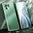 Luxury Aluminum Metal Back Cover and Silicone Frame Case M01 for Xiaomi Mi 11 Lite 4G Green