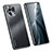 Luxury Aluminum Metal Back Cover and Silicone Frame Case M02 for Xiaomi Mi 11 Lite 4G Black