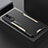 Luxury Aluminum Metal Back Cover and Silicone Frame Case PB1 for Vivo iQOO Z5x 5G Gold