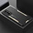 Luxury Aluminum Metal Back Cover and Silicone Frame Case PB1 for Vivo X70 5G Gold