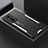 Luxury Aluminum Metal Back Cover and Silicone Frame Case PB1 for Vivo X70 5G Silver