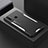 Luxury Aluminum Metal Back Cover and Silicone Frame Case PB1 for Vivo Y19 Silver