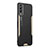 Luxury Aluminum Metal Back Cover and Silicone Frame Case PB1 for Vivo Y20G Gold