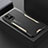 Luxury Aluminum Metal Back Cover and Silicone Frame Case PB1 for Vivo Y21 Gold