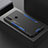 Luxury Aluminum Metal Back Cover and Silicone Frame Case PB1 for Vivo Y3 Blue