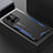 Luxury Aluminum Metal Back Cover and Silicone Frame Case PB1 for Vivo Y35 4G