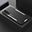 Luxury Aluminum Metal Back Cover and Silicone Frame Case PB1 for Vivo Y52 5G Silver