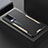 Luxury Aluminum Metal Back Cover and Silicone Frame Case PB1 for Vivo Y71t 5G Gold