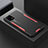 Luxury Aluminum Metal Back Cover and Silicone Frame Case PB1 for Vivo Y72 India Red