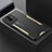 Luxury Aluminum Metal Back Cover and Silicone Frame Case PB1 for Vivo Y73t Gold