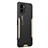 Luxury Aluminum Metal Back Cover and Silicone Frame Case PB2 for Vivo Y32t Gold