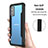 Luxury Aluminum Metal Back Cover and Silicone Frame Case RJ1 for Samsung Galaxy S20 5G