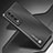 Luxury Aluminum Metal Back Cover and Silicone Frame Case TB1 for Huawei Honor 80 GT 5G Black