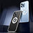 Luxury Aluminum Metal Back Cover and Silicone Frame Case with Mag-Safe Magnetic JL4 for Apple iPhone 13 Pro