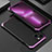 Luxury Aluminum Metal Cover Case 360 Degrees for Apple iPhone 14 Purple