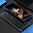 Luxury Aluminum Metal Cover Case 360 Degrees for Huawei Honor 100 Pro 5G Blue and Black