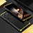 Luxury Aluminum Metal Cover Case 360 Degrees for Huawei Honor 100 Pro 5G Gold and Black