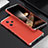 Luxury Aluminum Metal Cover Case 360 Degrees for Huawei Honor 100 Pro 5G Silver and Red