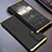 Luxury Aluminum Metal Cover Case 360 Degrees for Huawei Honor 80 5G Gold and Black