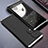 Luxury Aluminum Metal Cover Case 360 Degrees for Huawei Honor 80 5G Silver and Black