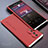 Luxury Aluminum Metal Cover Case 360 Degrees for Huawei Honor 80 5G Silver and Red