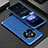 Luxury Aluminum Metal Cover Case 360 Degrees for Huawei Honor Magic4 5G Blue