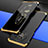 Luxury Aluminum Metal Cover Case 360 Degrees for Huawei Honor X9 5G Gold and Black