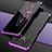 Luxury Aluminum Metal Cover Case 360 Degrees for Huawei Honor X9 5G Purple