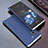 Luxury Aluminum Metal Cover Case 360 Degrees for Huawei Nova 10 Silver and Blue