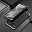 Luxury Aluminum Metal Cover Case 360 Degrees for Huawei Nova 8 SE 4G Silver and Black