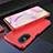 Luxury Aluminum Metal Cover Case 360 Degrees for Huawei Nova 9 SE Red