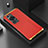 Luxury Aluminum Metal Cover Case 360 Degrees for Huawei P60 Gold and Red