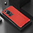 Luxury Aluminum Metal Cover Case 360 Degrees for Huawei P60 Pro Red