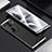 Luxury Aluminum Metal Cover Case 360 Degrees for Oppo Reno11 Pro 5G Silver and Black