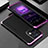 Luxury Aluminum Metal Cover Case 360 Degrees for Oppo Reno8 5G Purple