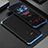 Luxury Aluminum Metal Cover Case 360 Degrees for Vivo V23 Pro 5G Blue and Black