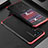 Luxury Aluminum Metal Cover Case 360 Degrees for Vivo V25 Pro 5G Red and Black